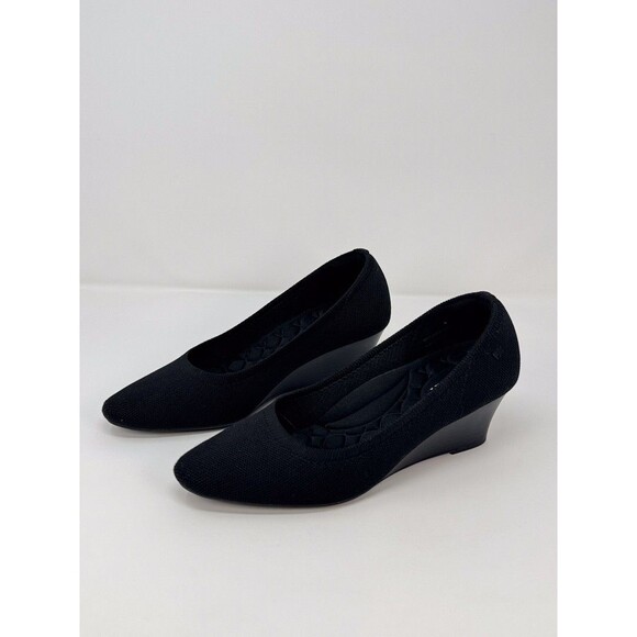 VIVAIA Tamia Wedge Pro Womens Sandals Blue Almond Toe Slip On Comfort 39 US 8.5 - Picture 3 of 9